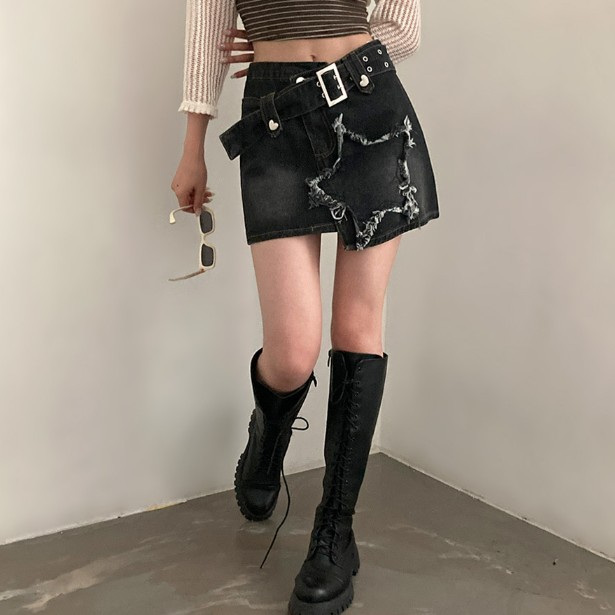 新品 MARC LE BIHAN黒ジッパーポケット付きミニスカート 新品 MARC LE BIHAN黒ジッパーポケット付きミニスカート Luan LILIY