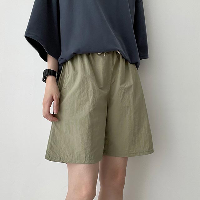 ナイロンバンディングショートパンツ8色｜ショートパンツ｜韓国