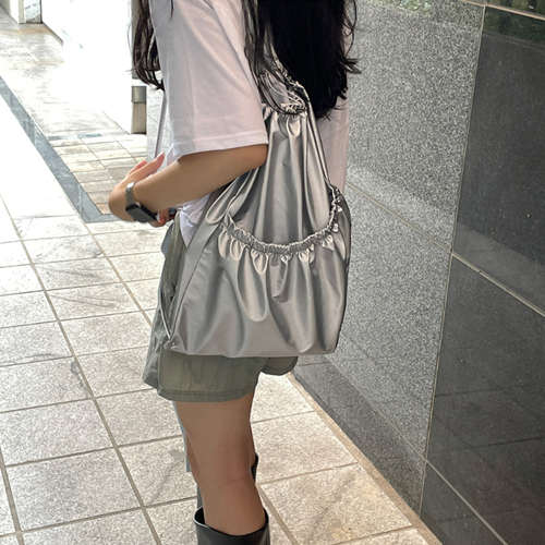 シルバーストリングバッグ - [10代・20代女性ファッション,韓国通販