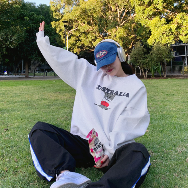 コアラAUSTRALIAプリントルーズトレーナー｜スウェット｜韓国