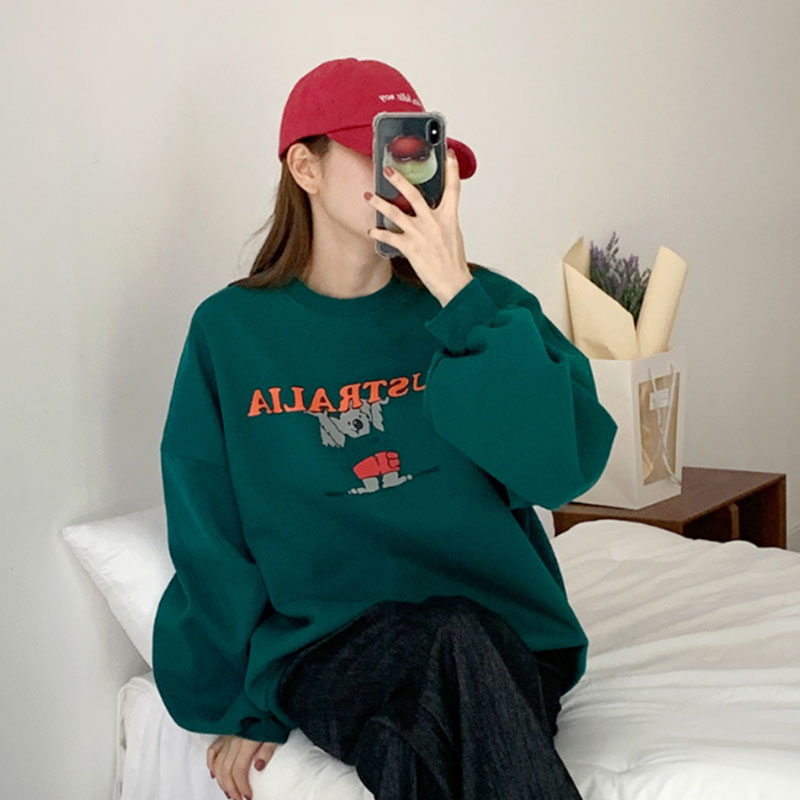 コアラAUSTRALIAプリントルーズトレーナー｜スウェット｜韓国