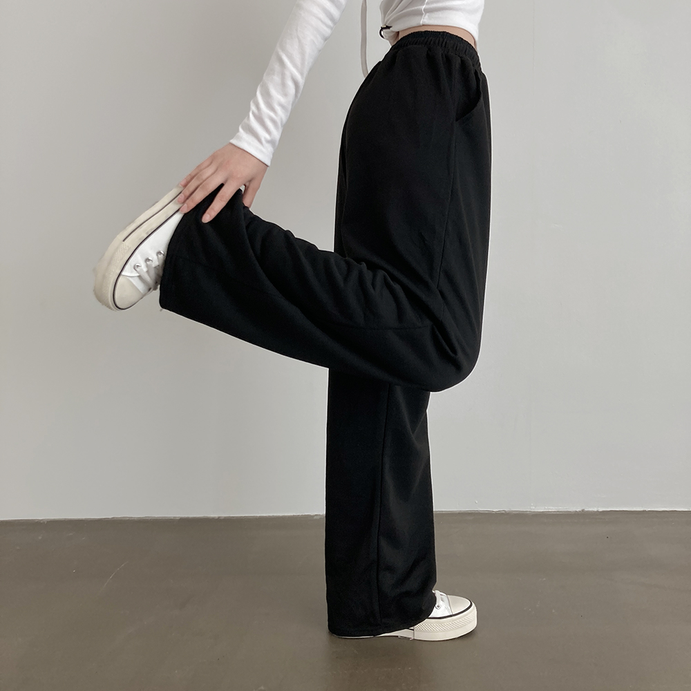 [SHORT/BASIC/LONG 身長星星] 寬腿 訓練服 橡筋 長款褲子