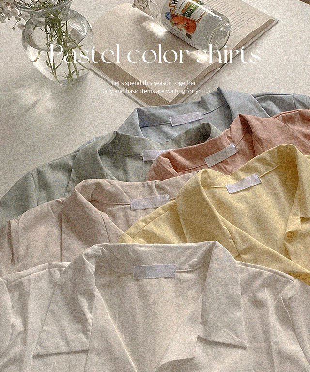 세나 찰랑 반팔 셔츠 (7colors!)