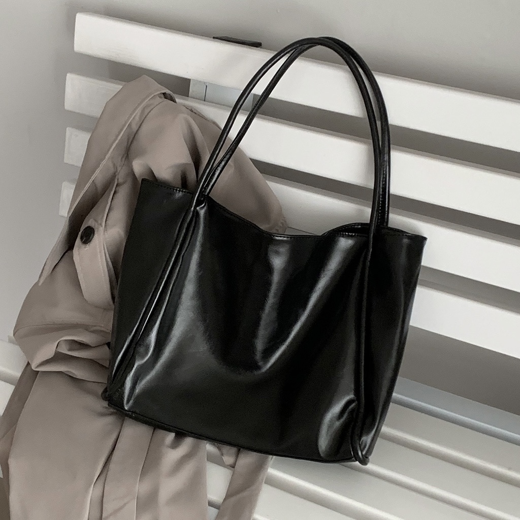 ビッグスクエア 行商人 レザー ショルダーバッグ - bag｜バッグ｜韓国