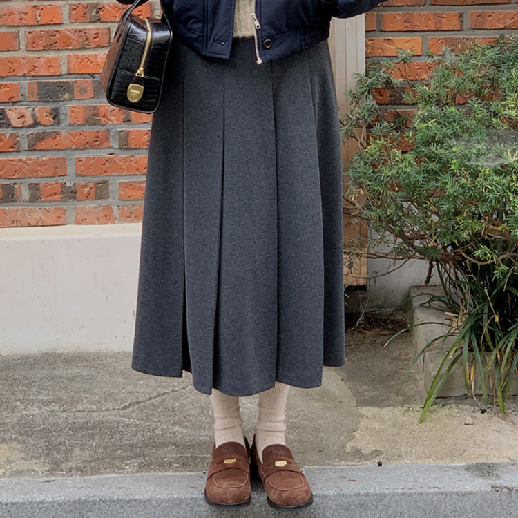 セミフォーマルプリーツロングスカート - [10代・20代女性ファッション