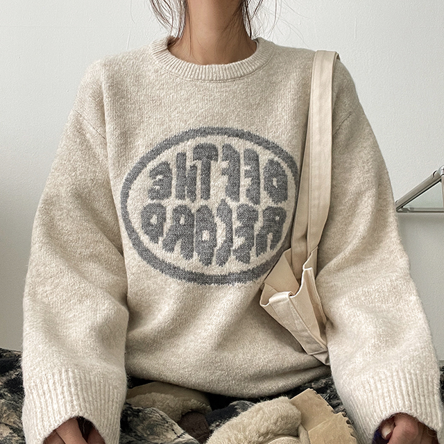 オフザレコードラウンドニット｜ニット｜韓国ファッション通販 SONA