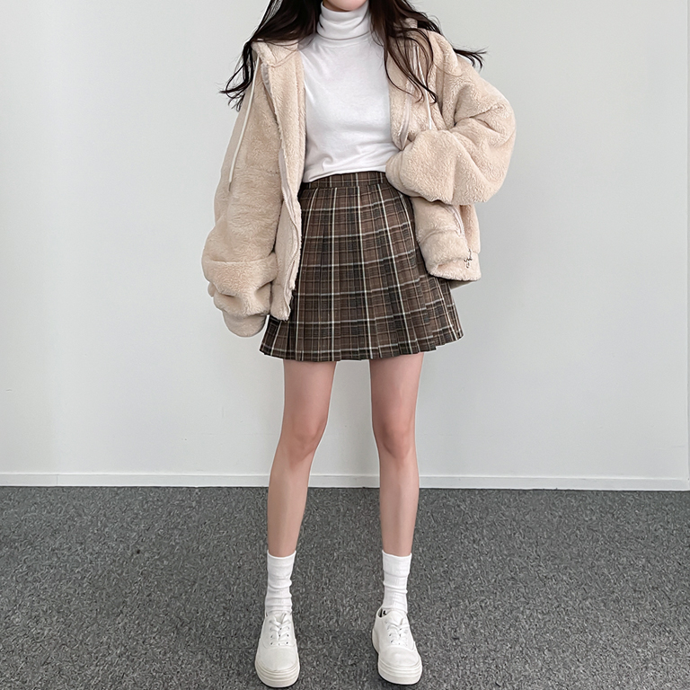 チェックプリーツミニスカート｜ミニスカート｜韓国ファッション