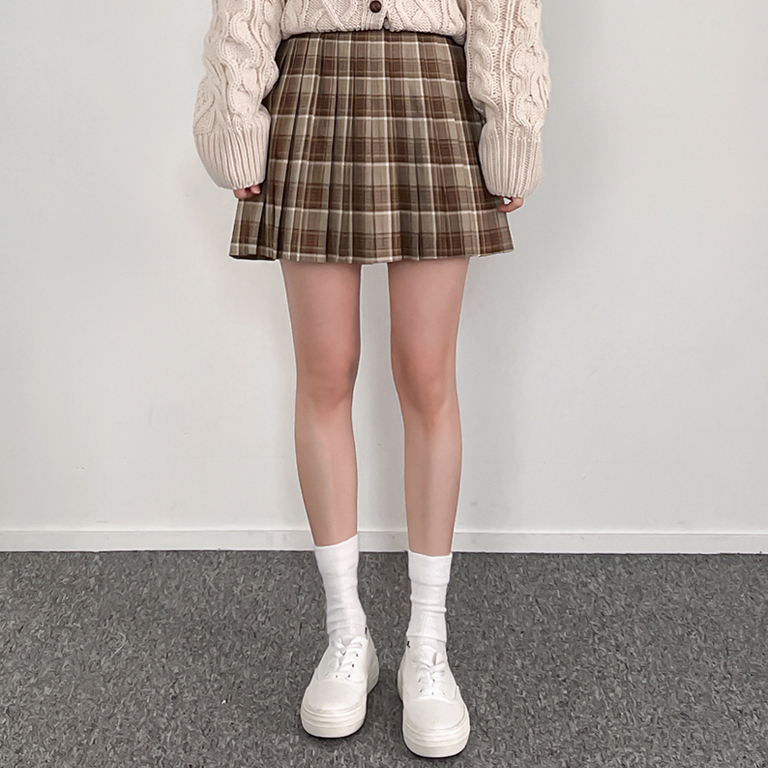 チェックプリーツミニスカート|ミニスカート|韓国ファッション チェックプリーツミニスカート|ミニスカート|韓国ファッション