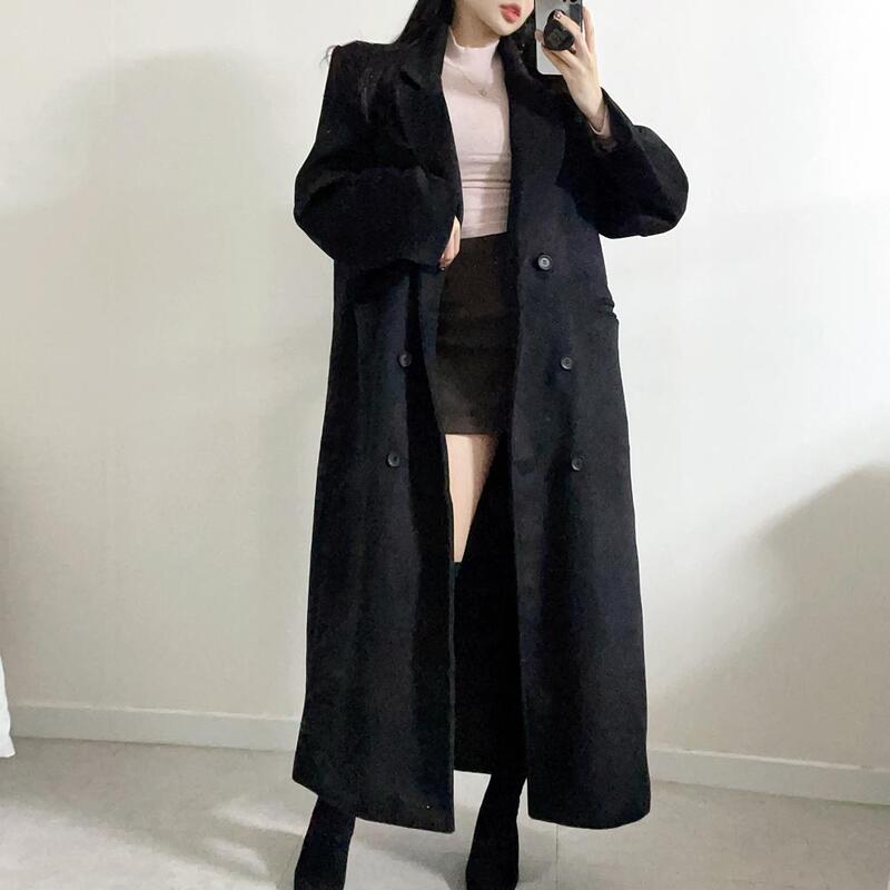 キルティング裏地ウールマキシロングコート｜コート｜韓国