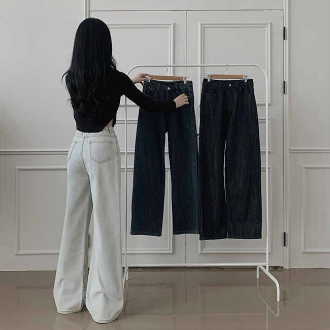 ヴィンテージウォッシングデニムパンツ Fancy club エンジェル