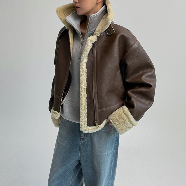 定価21万ALL SAINTS 希少（M）S！ムートンジャケット美品 定価21万ALL SAINTS 希少（M）S！ムートンジャケット美品