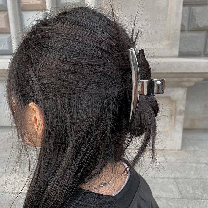 シルバーヘアクリップ｜ヘアアクセサリー｜韓国ファッション通販