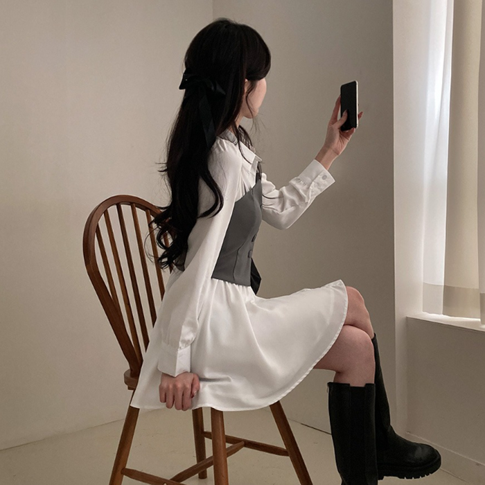eaphi 2023年Xmas box ワンピース　ビスチェ　ブレスレット petit main ベビー 「リンク」花柄ワンピースビスチェセット