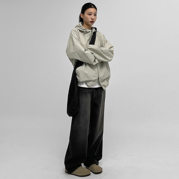 【ウィンドブレーカー展】ボウフウリン ダブルジップパーカー UNISEX)ダブルジップアップフードウインドブレーカー7色｜ジャンパー