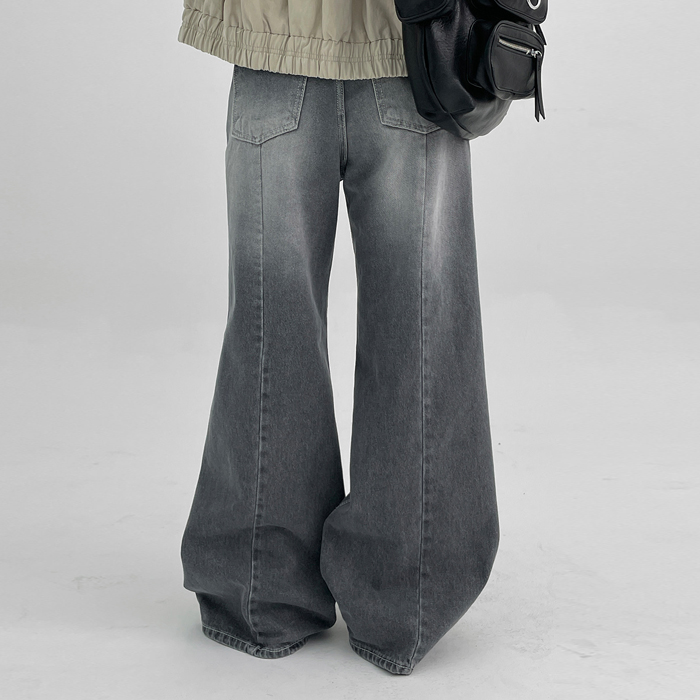ソルングレーワイドデニムパンツ｜デニム｜韓国ファッション通販 SONA