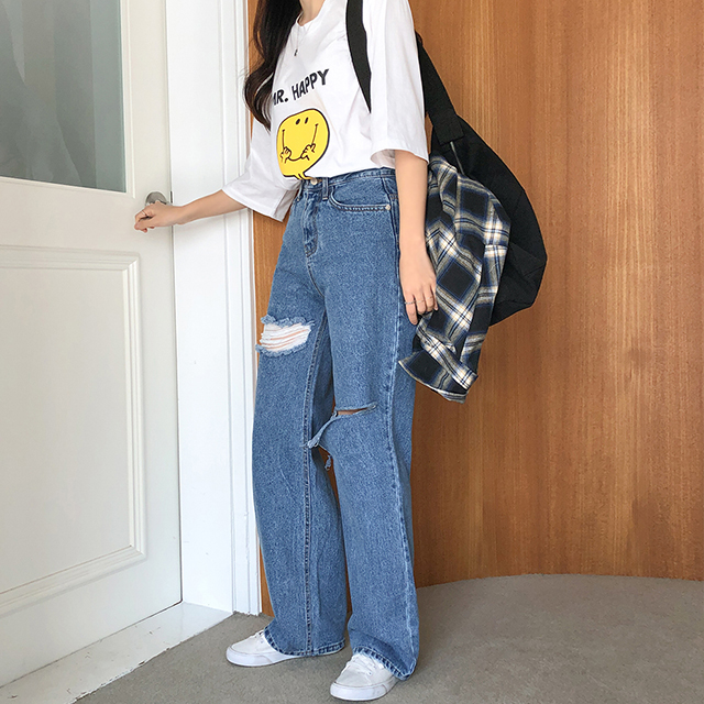 Sona ストリートデニムパンツ 10代 代女性ファッション韓国通販