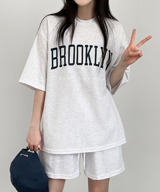 [SET] Brooklyn 短袖T恤 短褲子 5顏色