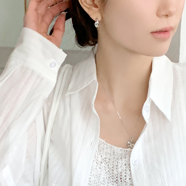 Charlotte韓国トレンド【正規品】 フレキシア シルバーグローブ セール】 【CXC/シーエックスシー】シルバーオーバル レザー