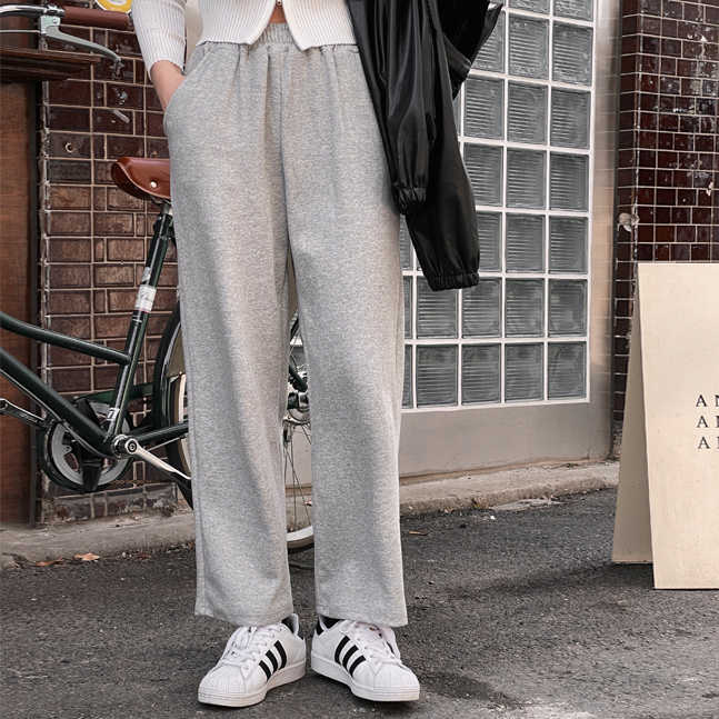 SONA | [企画]神シルエットスウェットバンディングパンツ 150/160 | 10代・20代女性ファッション韓国通販