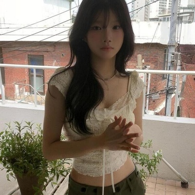 レースリボン半袖ブラウスTシャツ