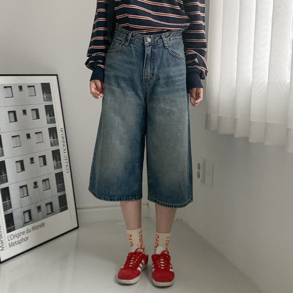 デニムバミューダパンツ｜デニム｜韓国ファッション通販 SONA