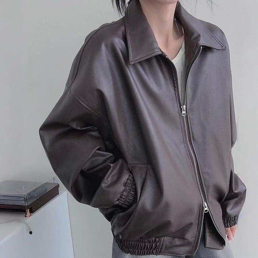 【サナ】H B&Y　レザージャケット　AURALEE　COMOLI H＞カウレザー ジップ ジャケット