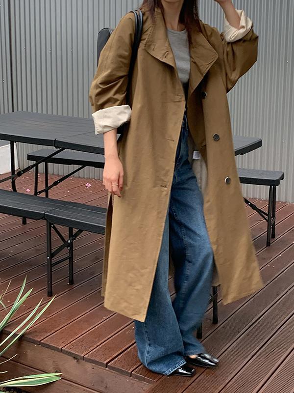 SJP12833 トレンチロングルーズフィットバーバリーコート コート