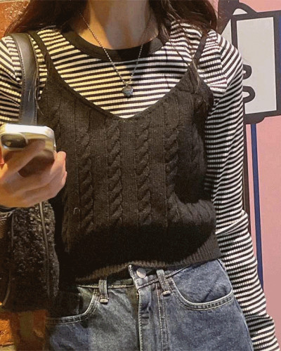 ニットビスチェ｜ベスト｜韓国ファッション通販 SONA