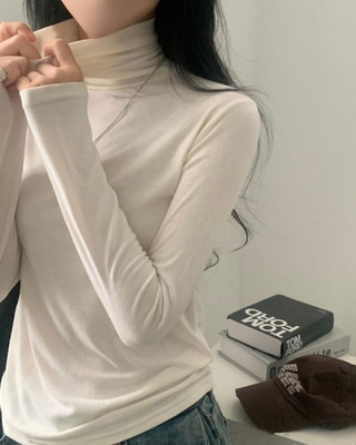 タートルネック長袖Tシャツ(10color)