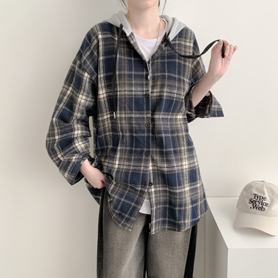beams ワイドフィット リフレクター チェック フードシャツ　パーカー リフレクター編』ストリート好き野口の【ノグットスタイル】1491