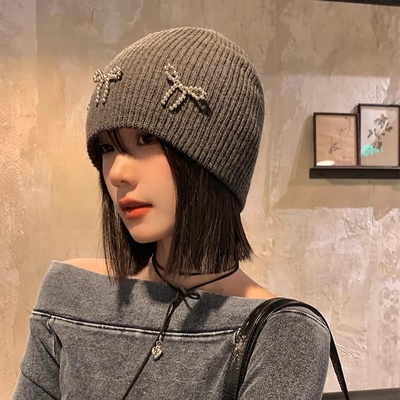 シルバーリボンビーニー