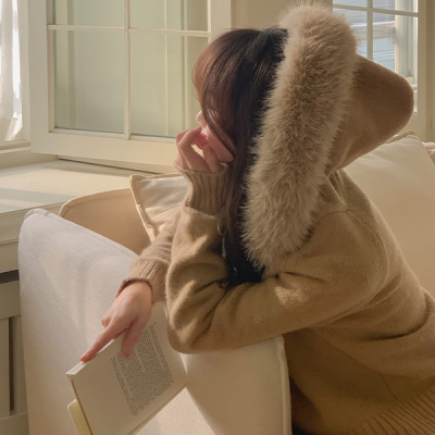 2way✨定番【アニエスベー】フード 着脱可能 カーディガン 裏起毛 ベージュ 楽天市場】裏起毛（ブランドアニエスベー）（カーディガン