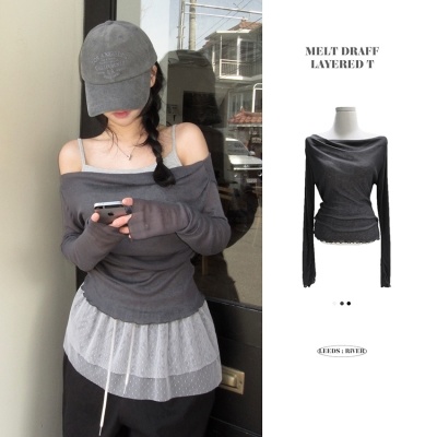 メルトシースルーオフTシャツ