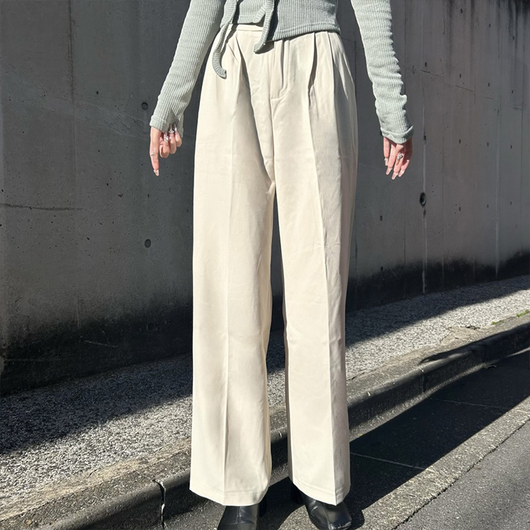 namesake ボタンスラックス ワイド side_wide_slacks_5.JPG