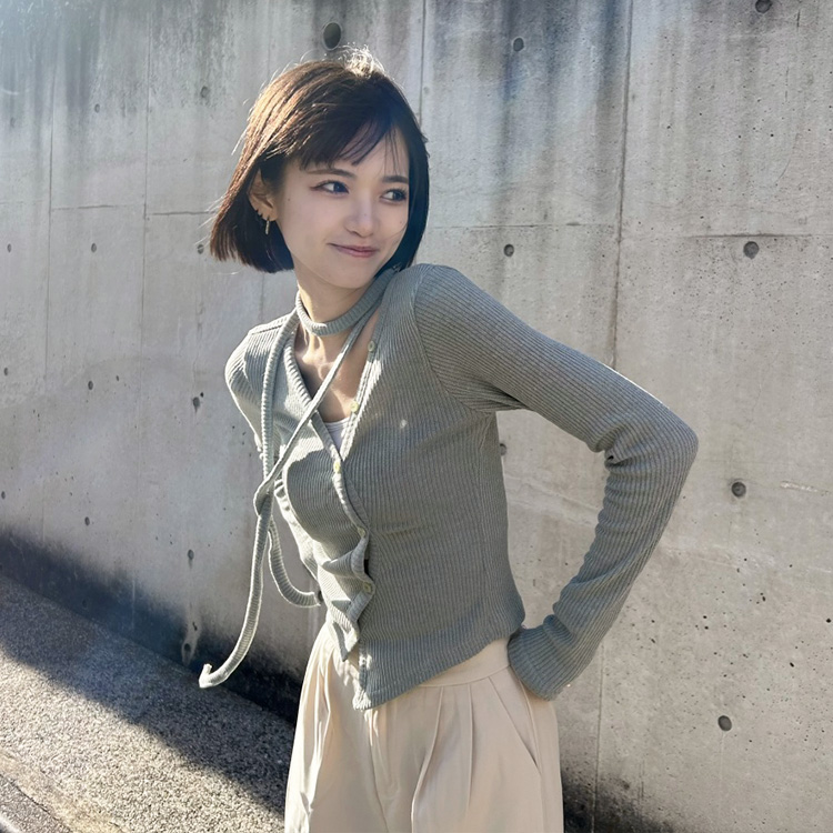 マフラーカーディガン｜カーディガン｜韓国ファッション通販 SONA