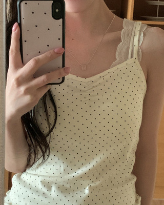 ドットシャーリングスリーブレス(11color)