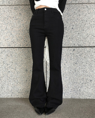 【丈別】スリムフィットブーツカットパンツ