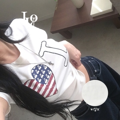 アメリカンプリンティング半袖Tシャツ
