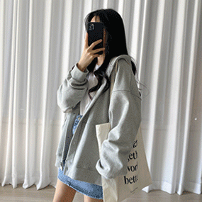 [제작/단독판매]어디에나 후드 박시핏 가디건