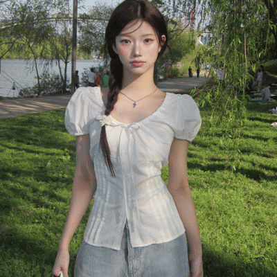 Cotton Cropped Shirt（シャツ/ブラウス）｜ORR（オル