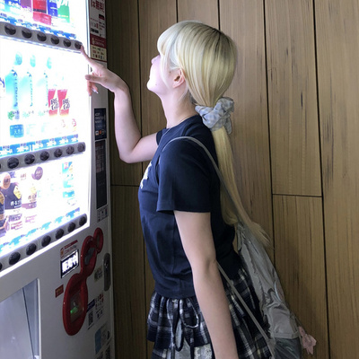 チェック柄シュシュ
