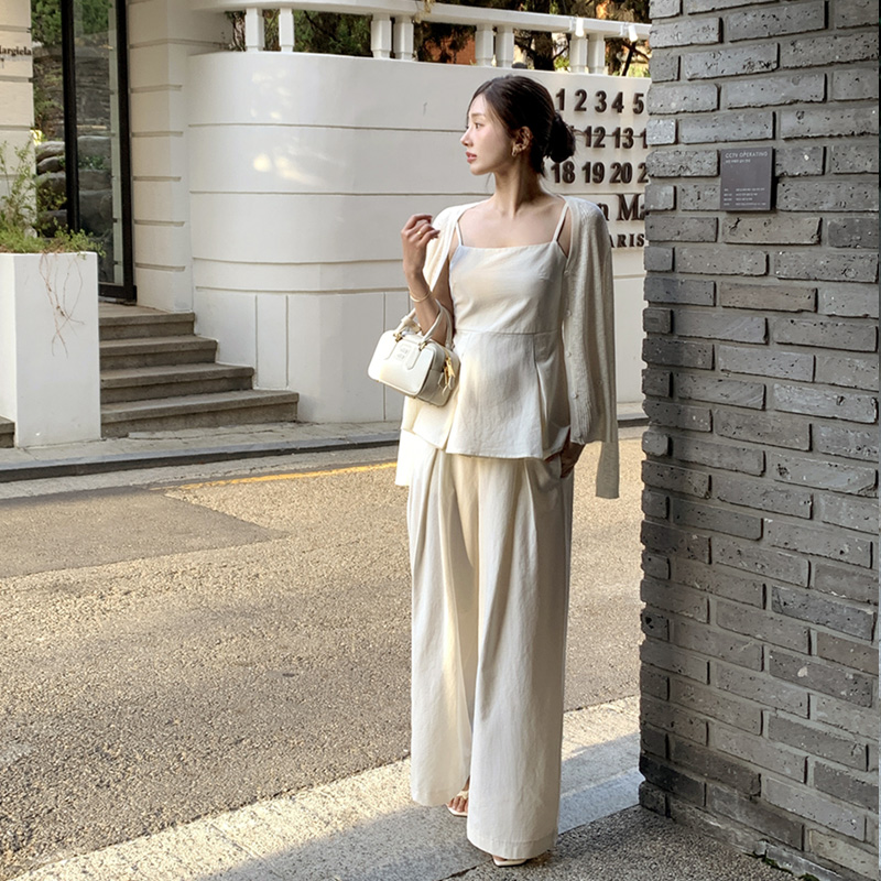 ノースリーブ＋パンツセット／夏のコスパアイテム）アレ