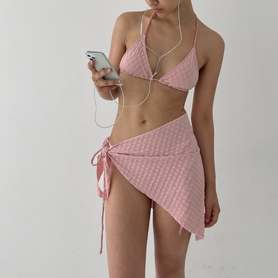 【3SET】【カップ付き】フェイサビキニ