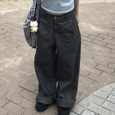 コットンワイドロングパンツ