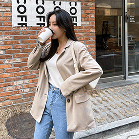 페이머스 박시핏 패드 자켓