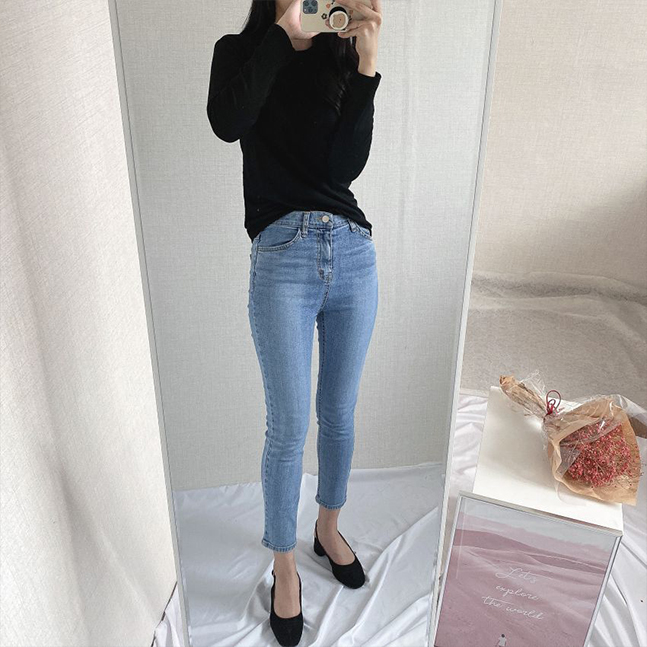 ヒドゥンバンディングストレートパンツ
