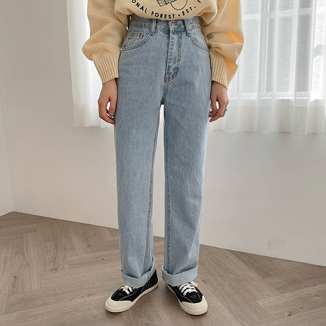 ロールアップデニムパンツ