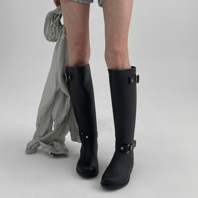 ★BLACKUP★ バックル ロング レインブーツ i400_new_6847b965429e6.png