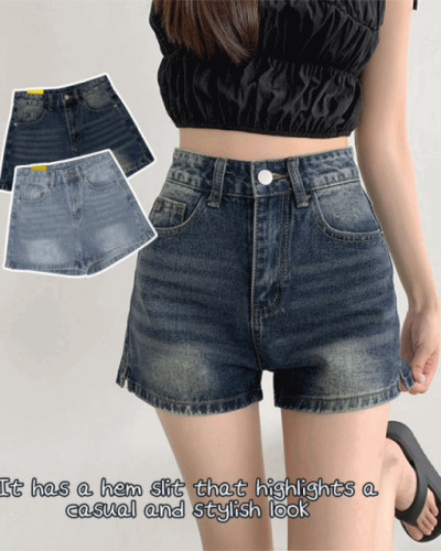 solデニムショートパンツ KOEISTORE（コウエイストア） デニム ショートパンツ レディース 白