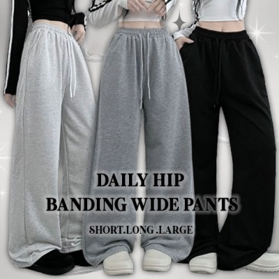 【丈別】トレーニングワイドバンディングロングパンツ(6color)